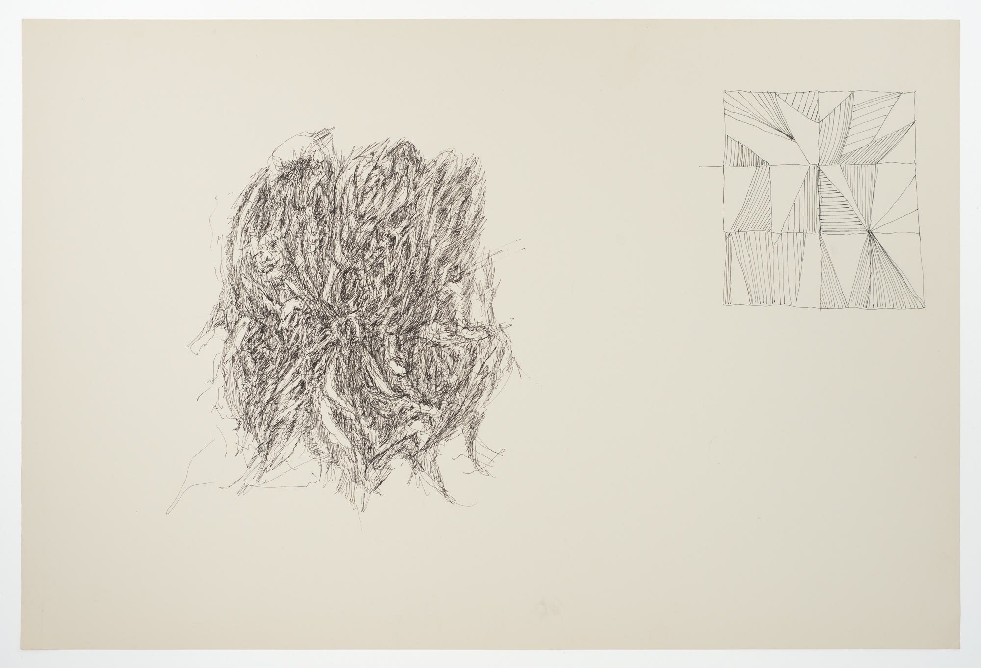 Margaret Raspé, Automatic Drawing 8, 1977