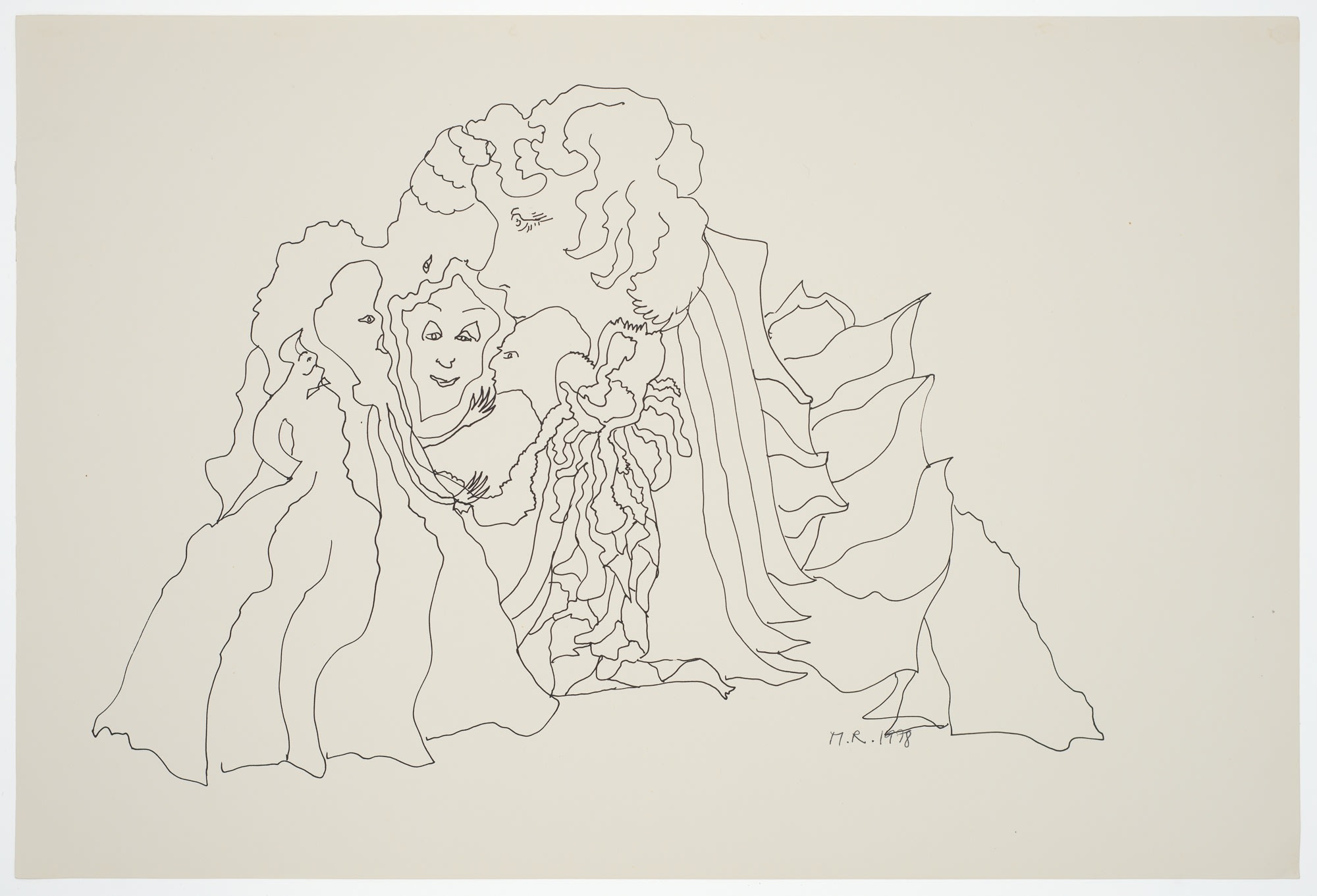 Margaret Raspé, Automatic Drawing 10, 1978