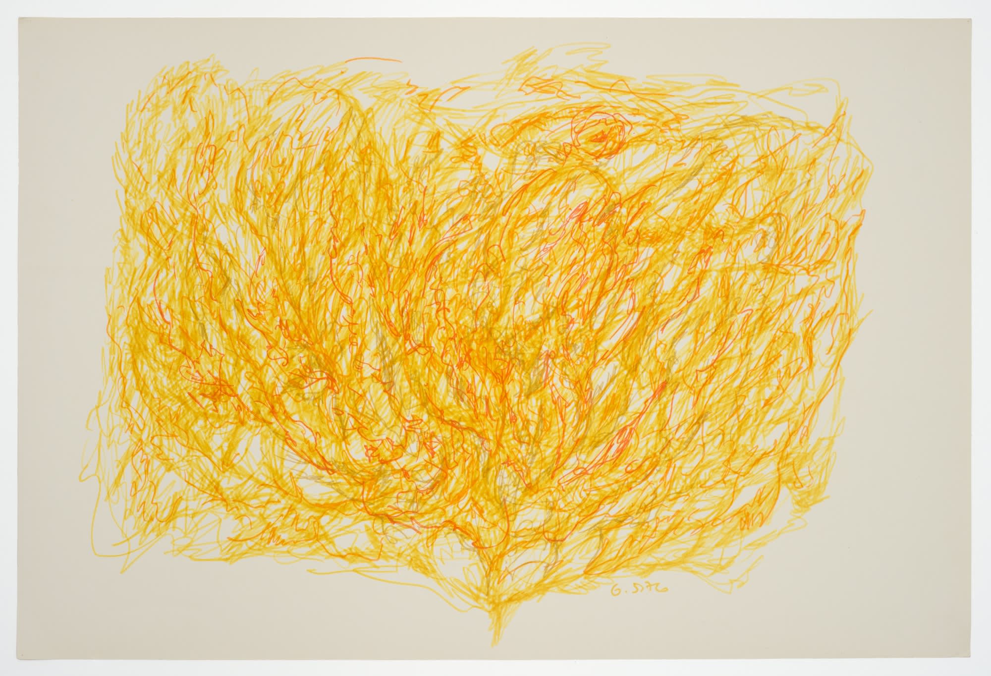 Margaret Raspé, Automatic Drawing 7, 1976