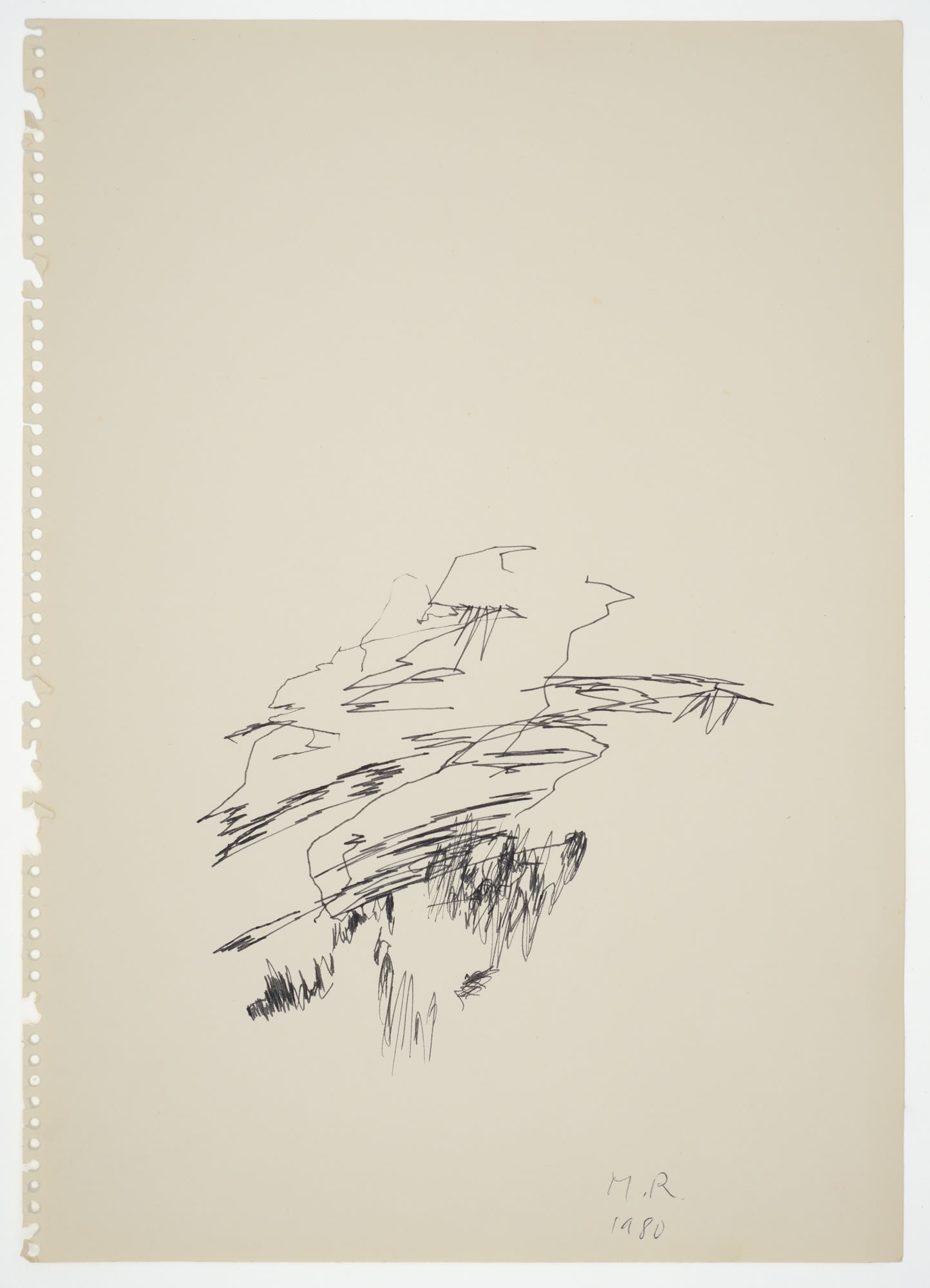 Margaret Raspé, Automatic Drawing 12, 1980