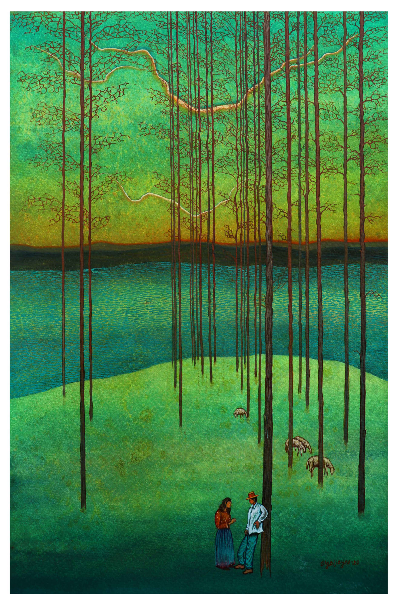 DIGBIJAYEE KHATUA, IN THE LIGHT OF DAY IV, 2020