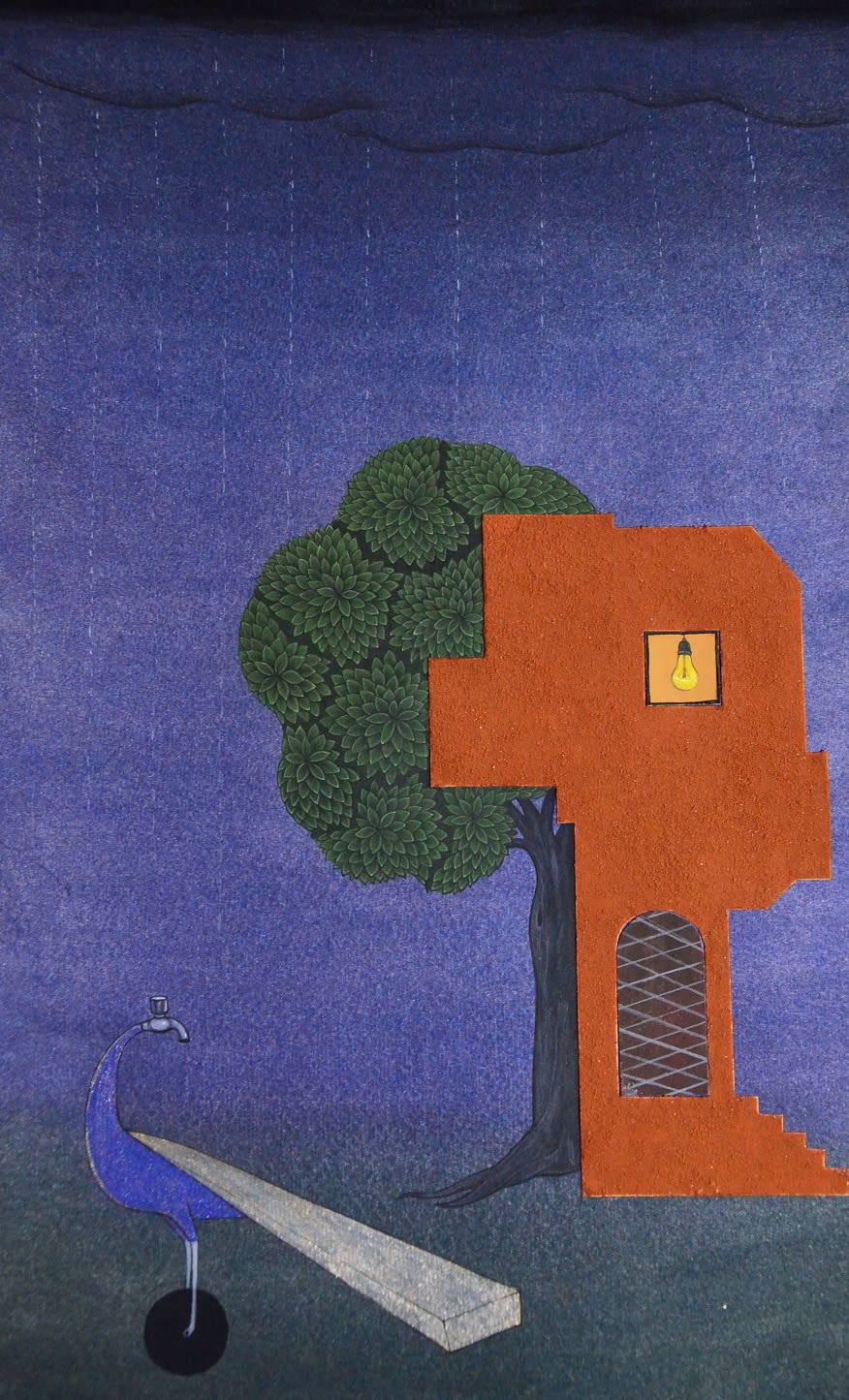 GANESH DAS, CONFLICT OF FIRE AND WATER II, 2020