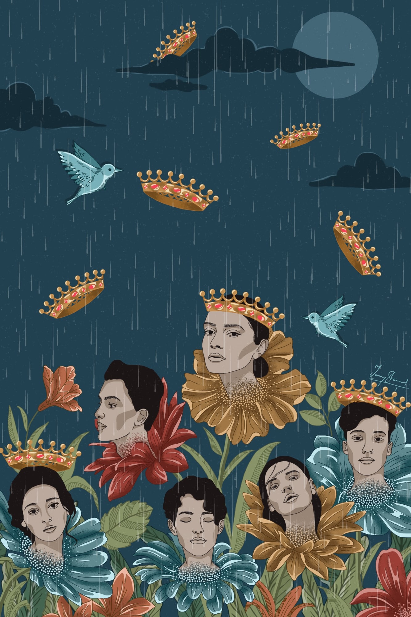 TANAYA SHARMA, GARDEN OF BLOOM, 2020