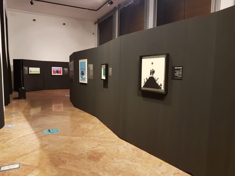 Banksy artworks on wall