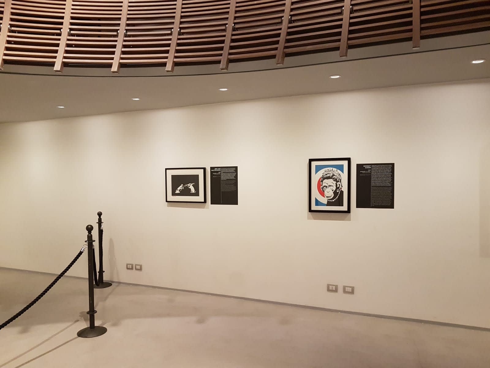Banksy artworks on wall