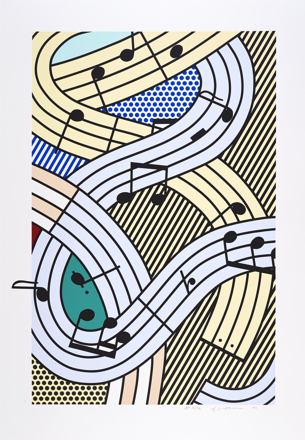 Composition Roy Lichtenstein Print