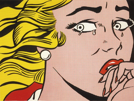 Crying Girl Roy Lichtenstein Print