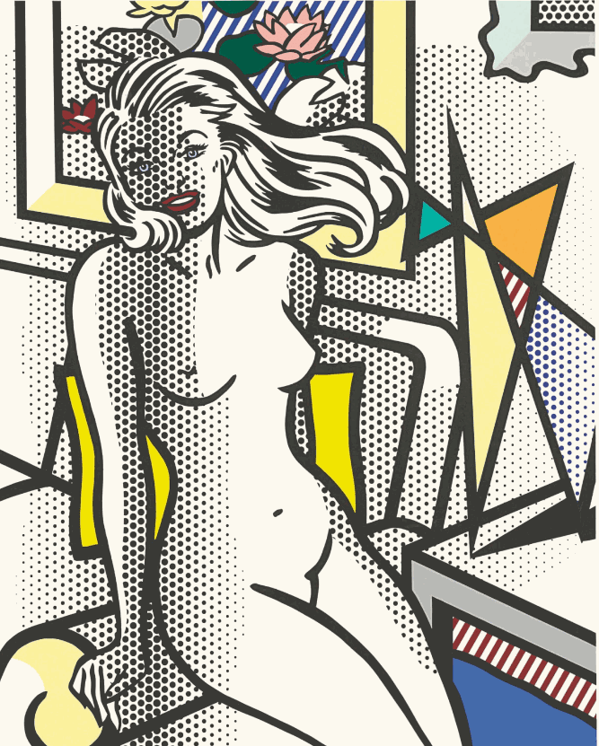 Nude Woman 5 Roy Lichtenstein Print
