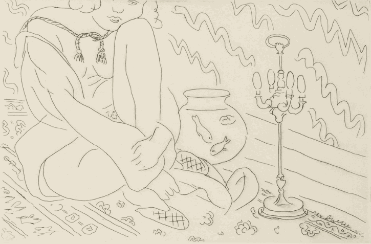 Figure Au Visage Coupe print