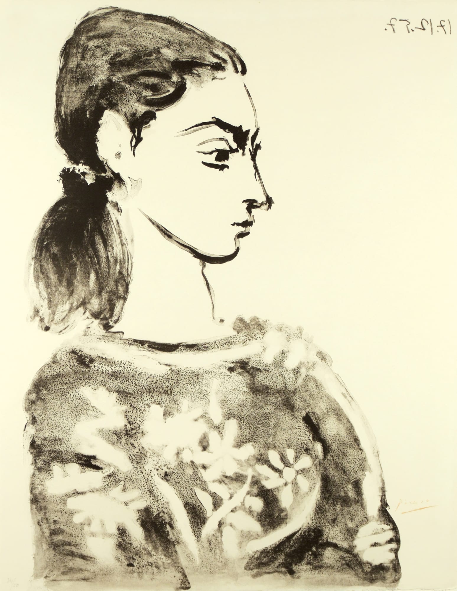 picasso femme corsage