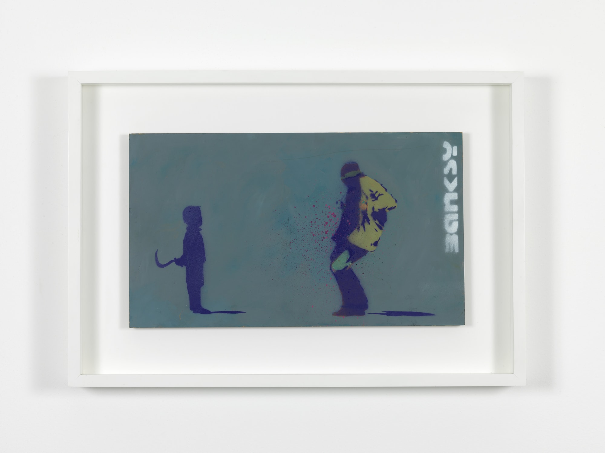 Banksy Sickled Kid 1999 print