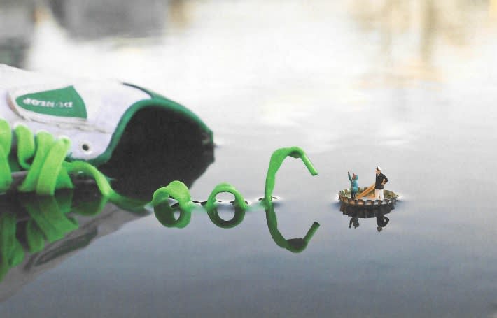 Slinkachu Fantastic Voyage print