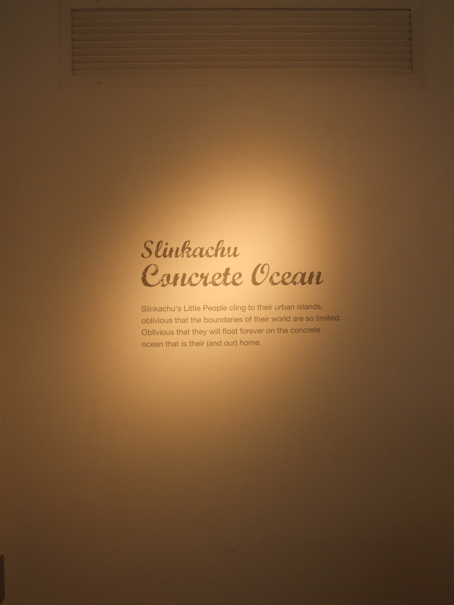 Slinkachu: Concrete Ocean