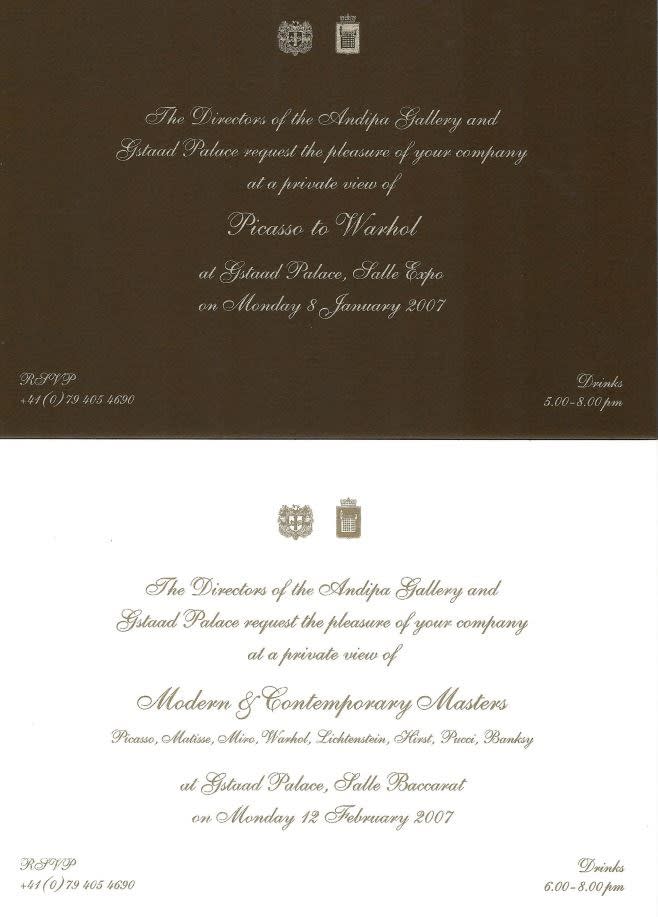 gstaad palace 2007 invite