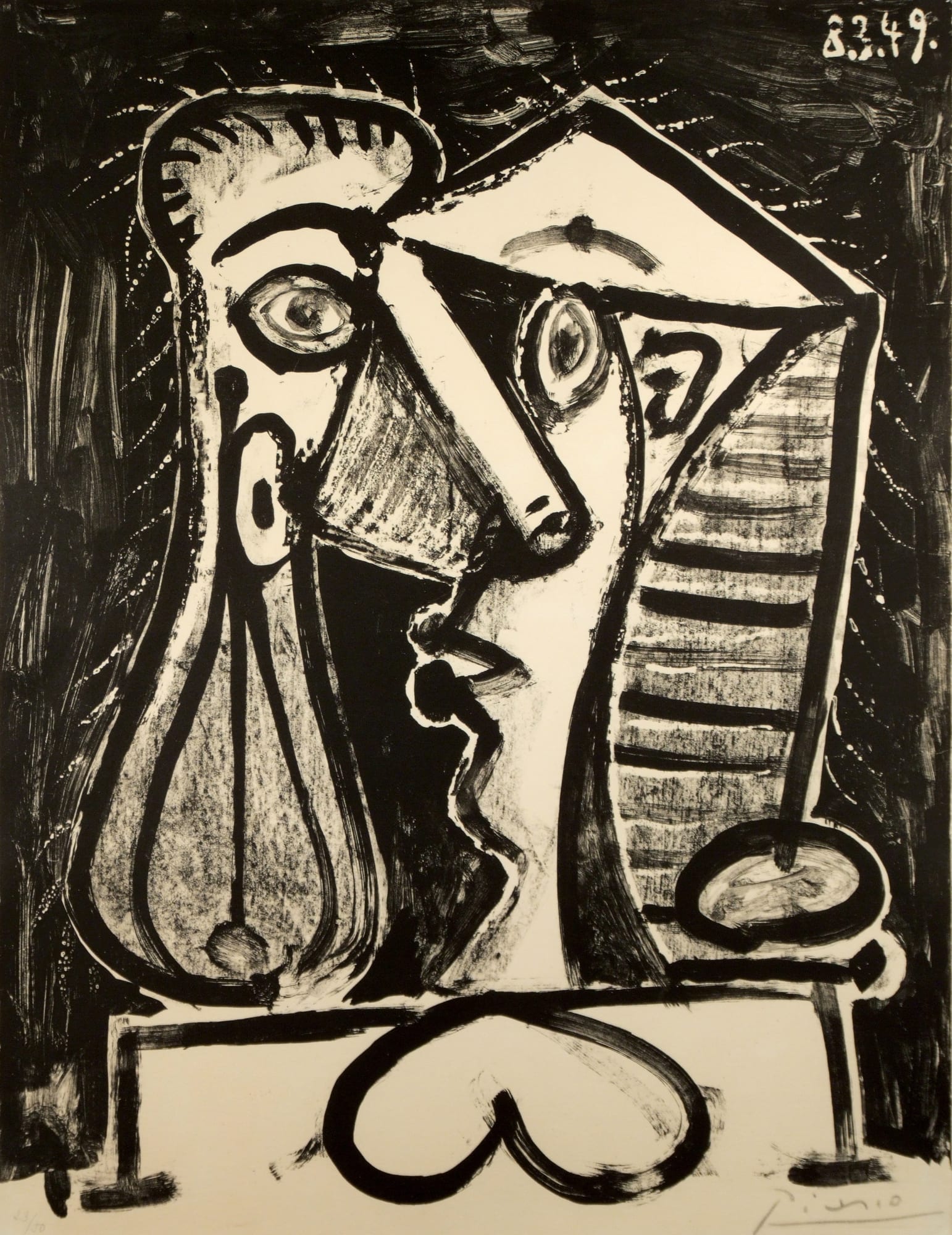 Picasso Figure Composee print