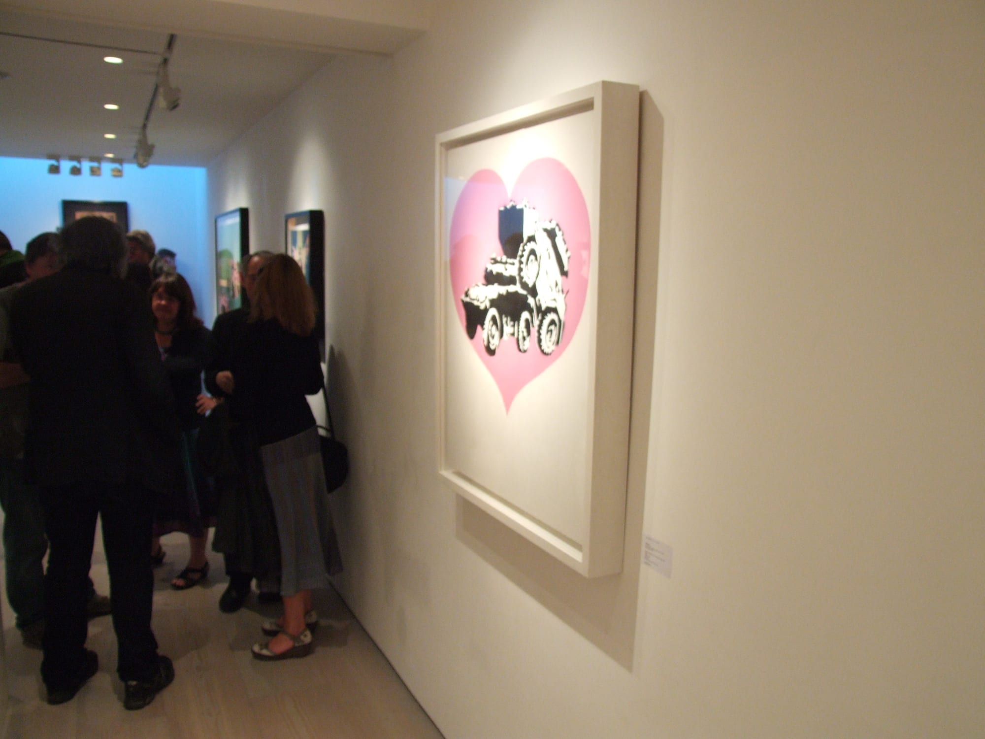 Banksy War Boutique exhibition hanging at Andipa Gallery