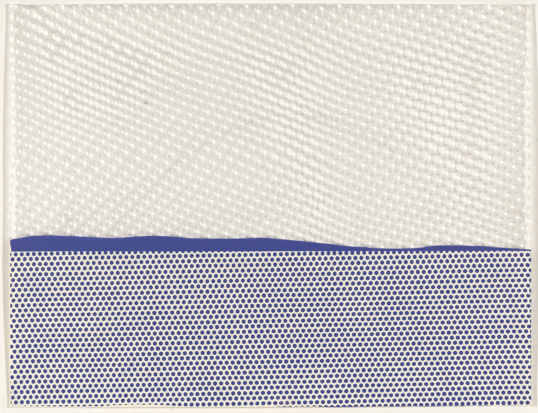 Roy Lichtenstein Seascape (I) from the New York ten portfolio print