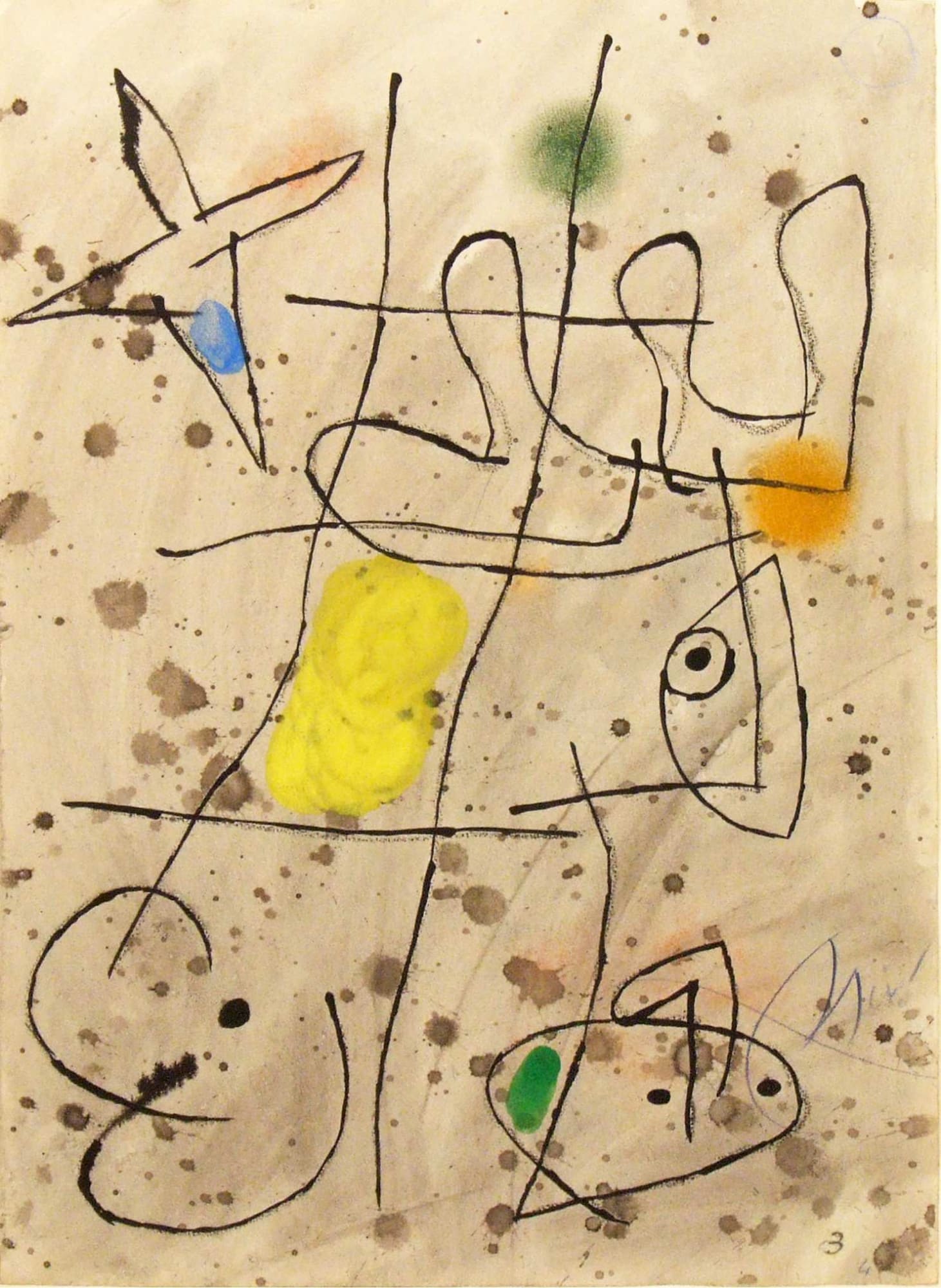 Joan Miro Le Courtisan Grotesque