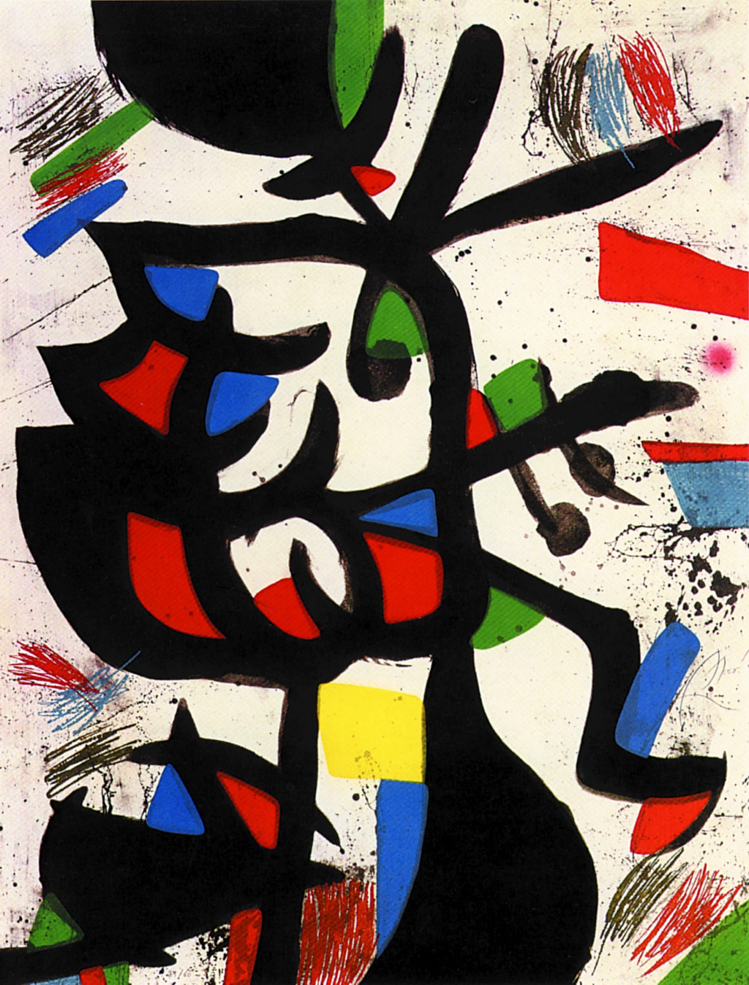 Joan Miro La Marchand De Couleurs