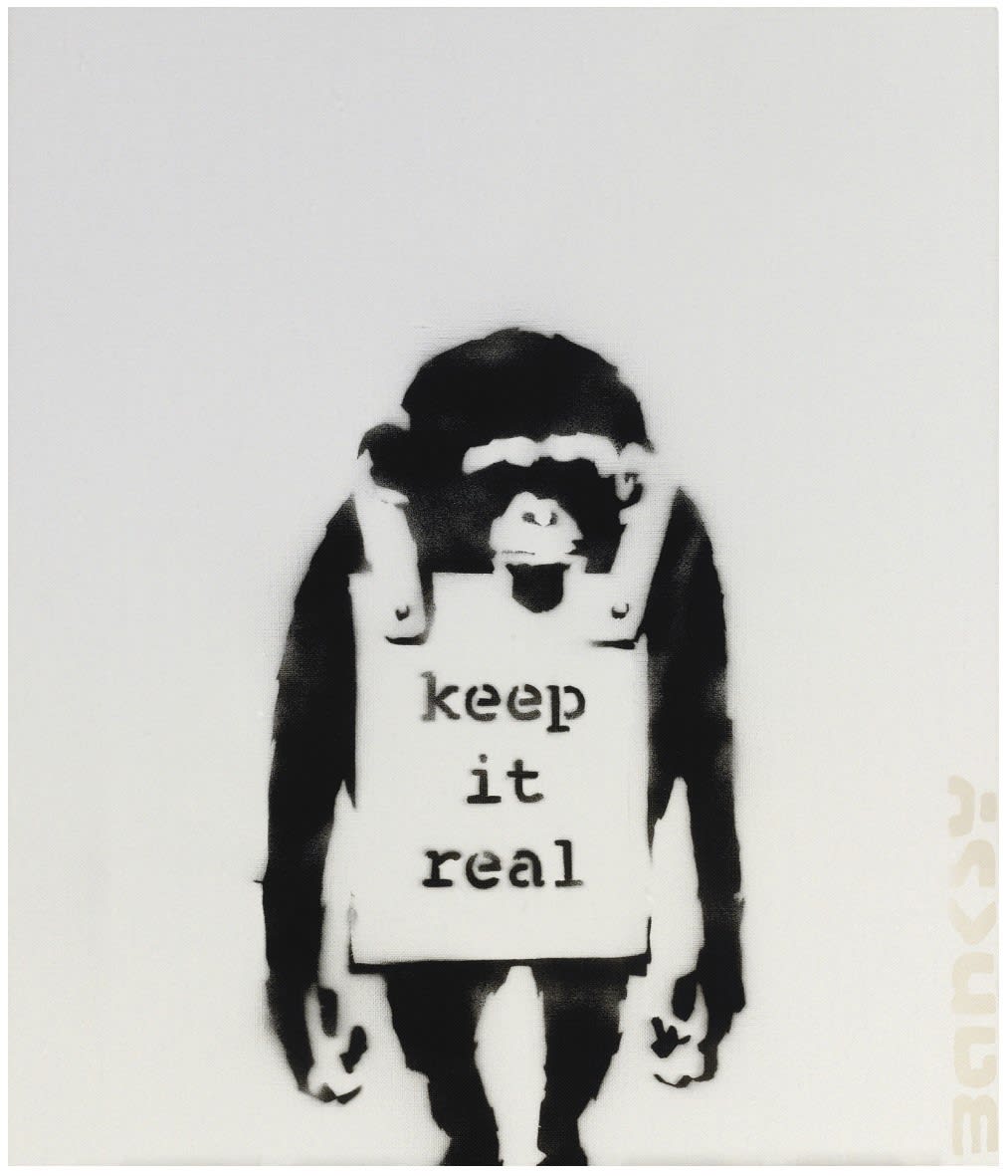 Keep It Real Banksy Monkey