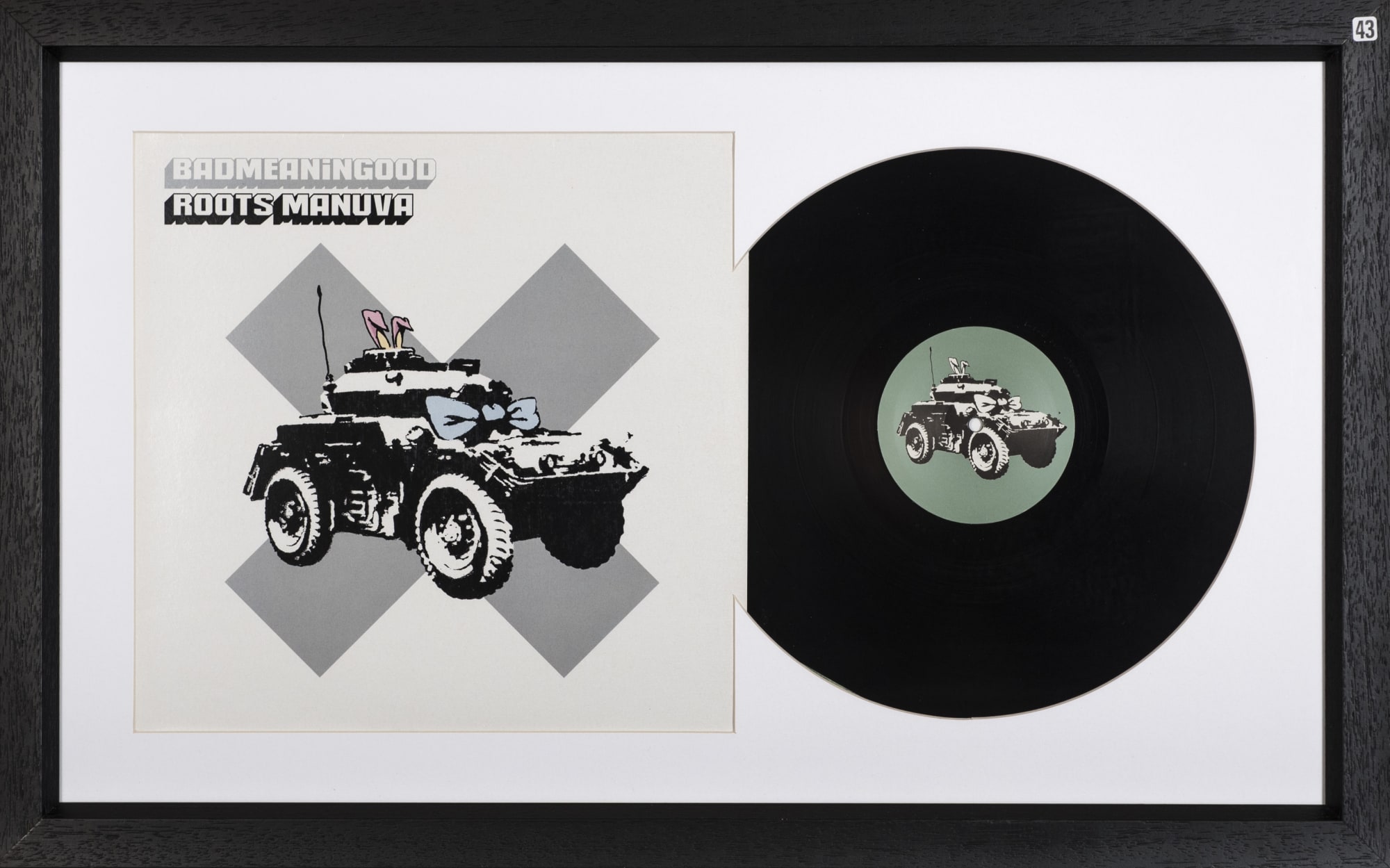 Banksy Record Roots Manuva Framed Best