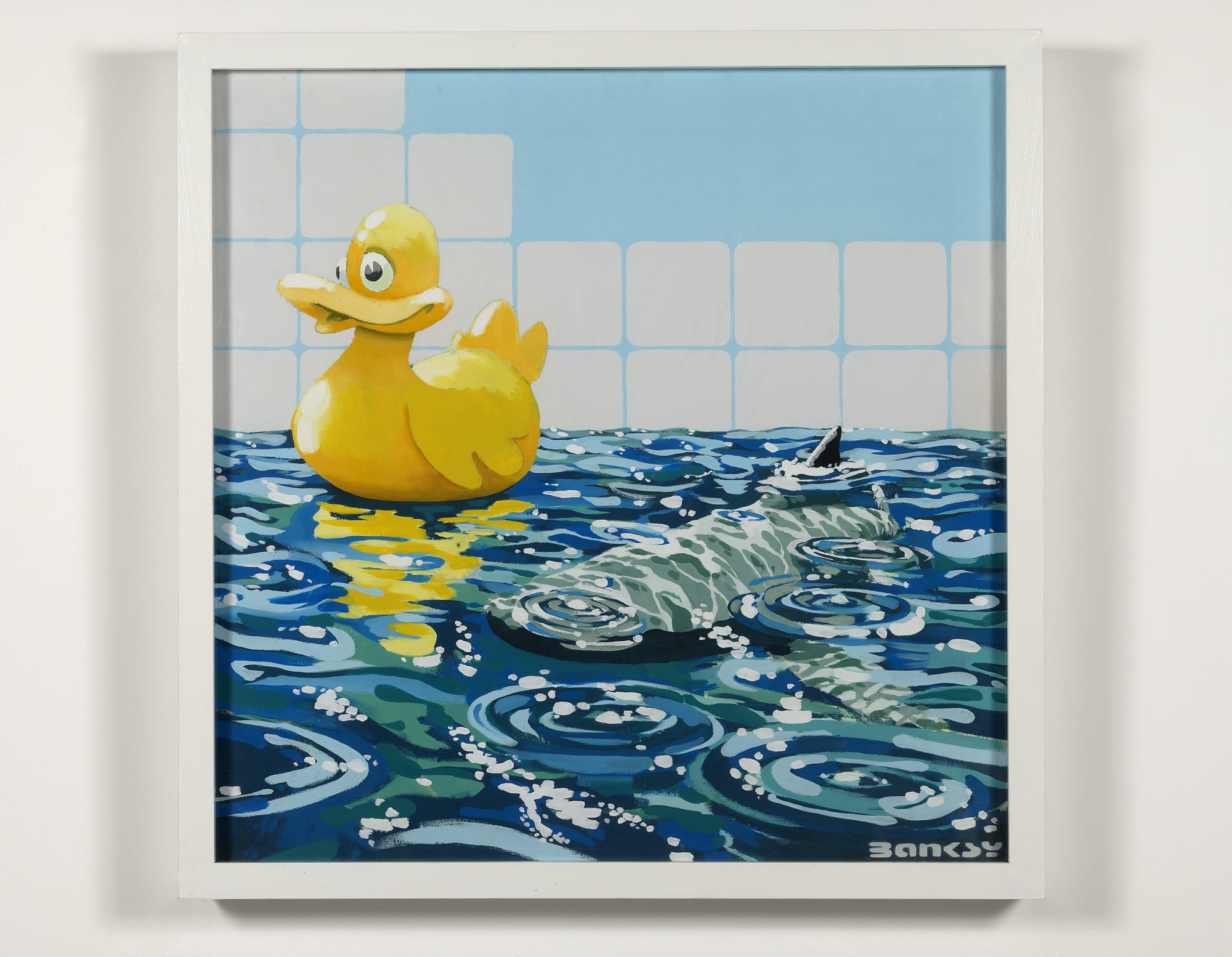 Banksy Rubber Ducky print