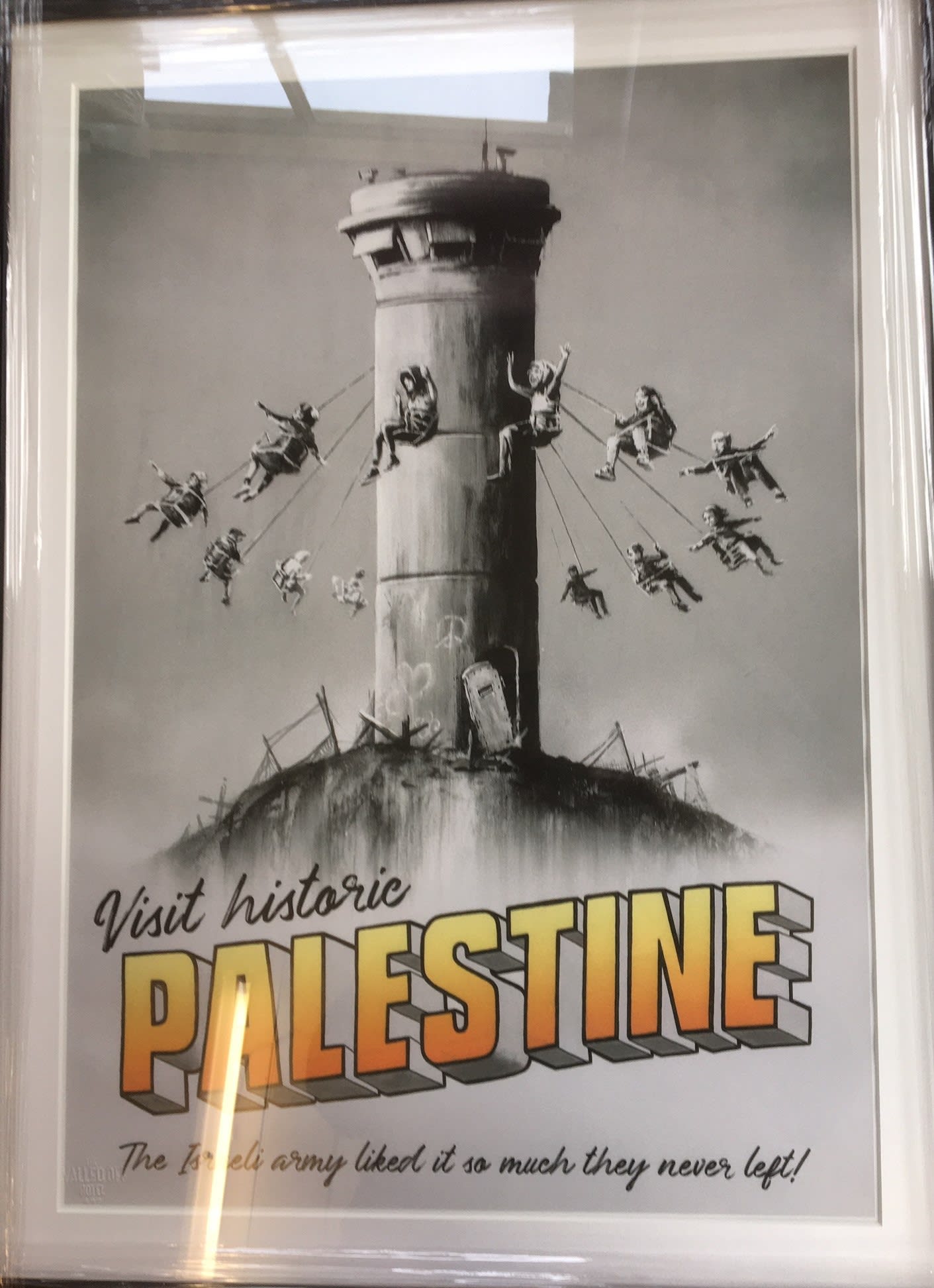 Palestine Walledoff Hotel Poster
