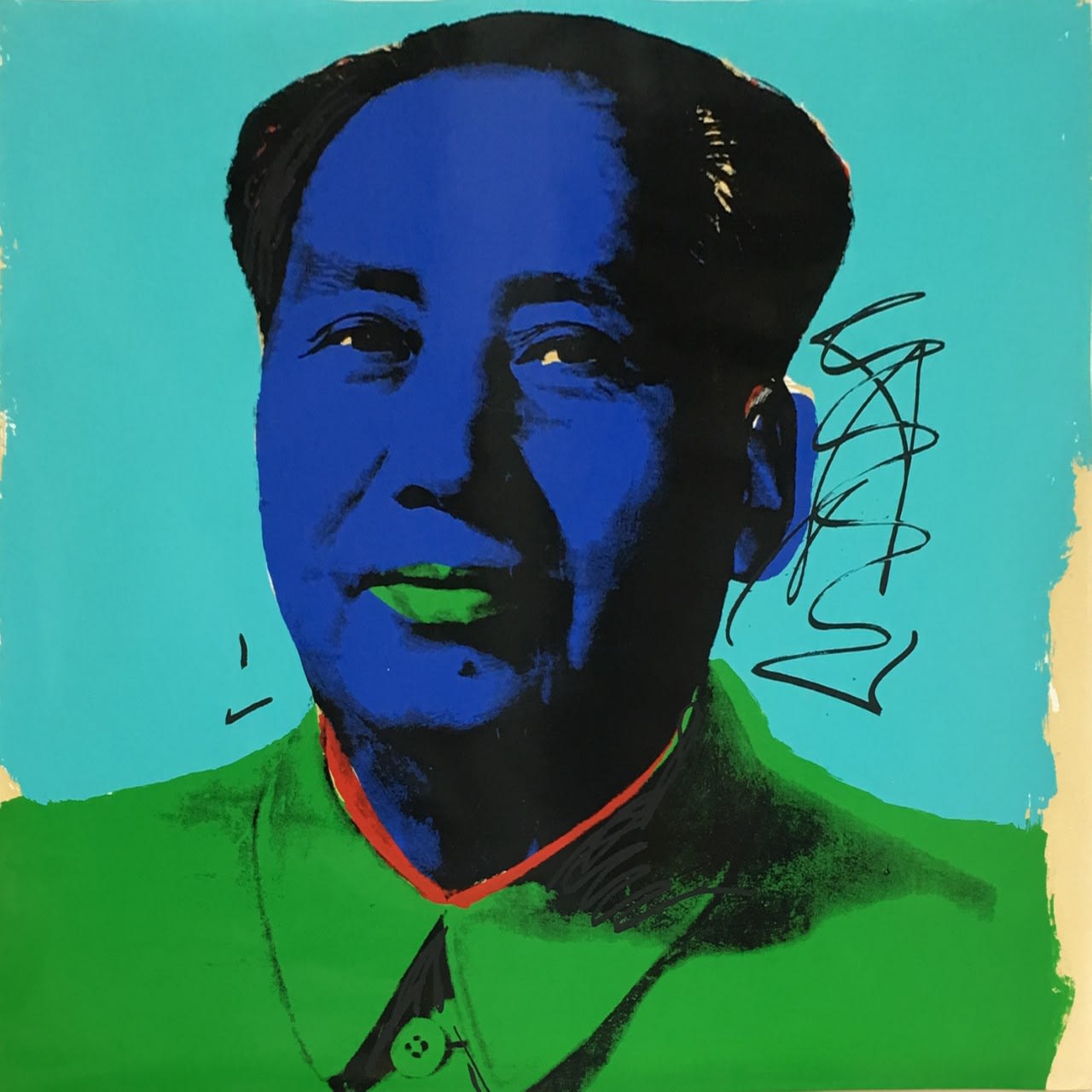 Warhol Mao 11 99 blue green