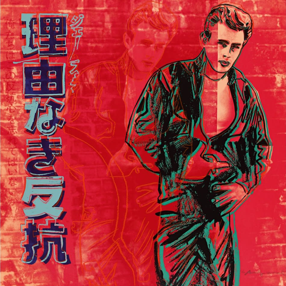 Warhol Rebel Without A Cause print