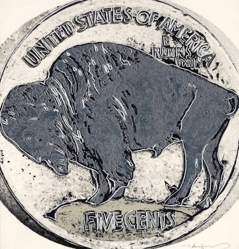 Andy Warhol Buffalo Nickel print