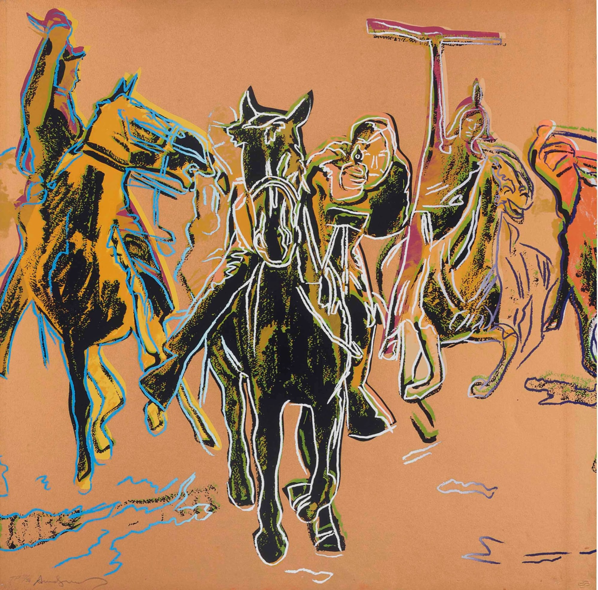 Andy Warhol Sitting Bull print