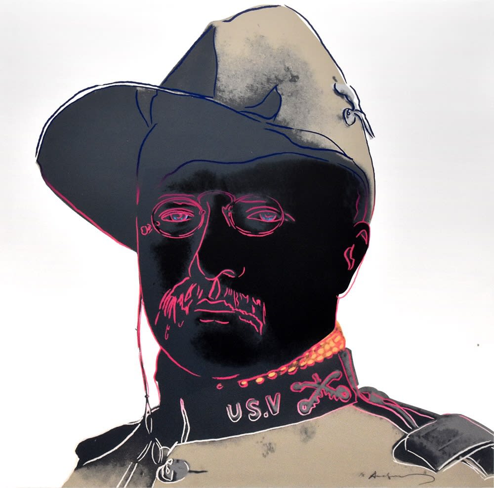 Andy Warhol Teddy Roosevelt print