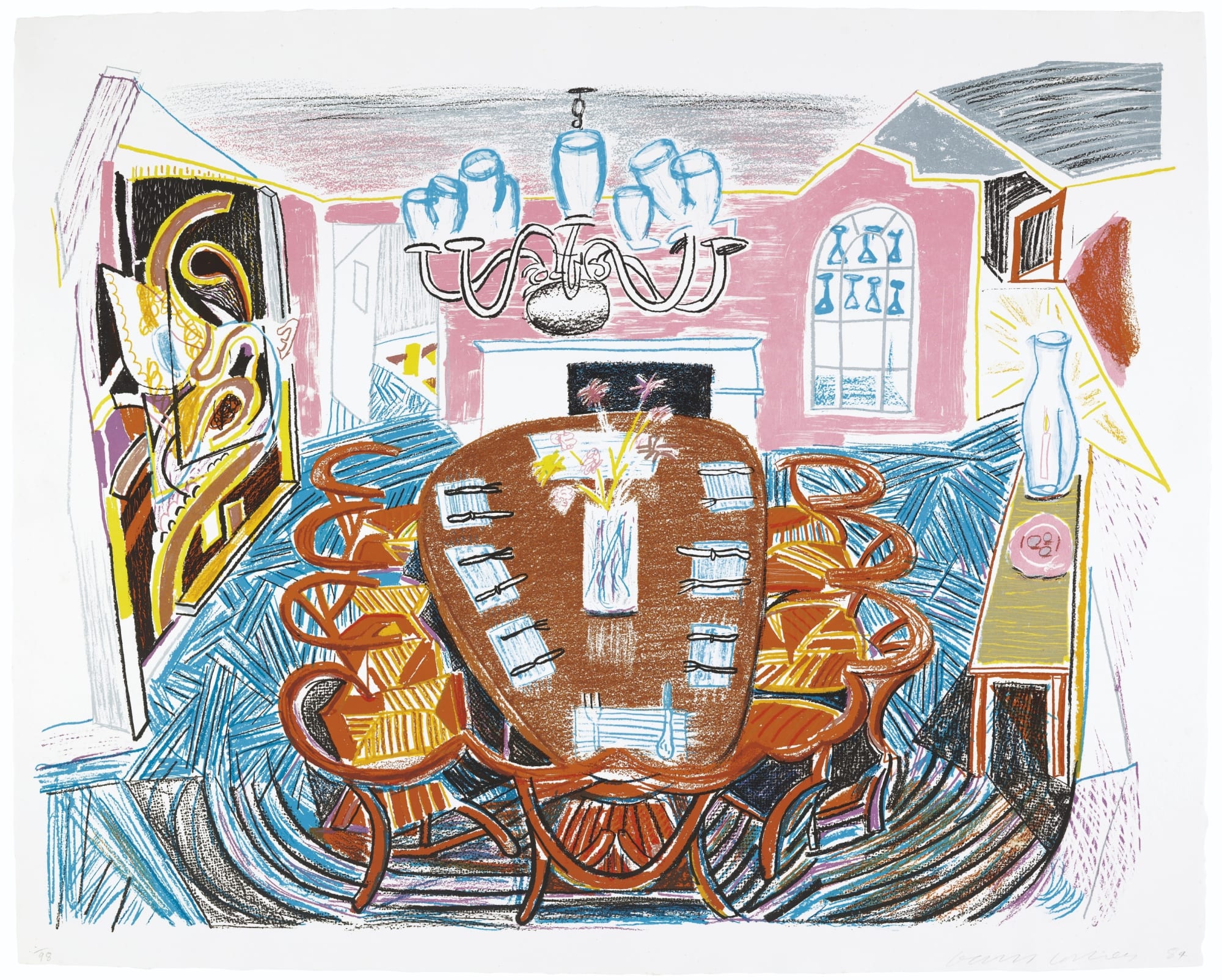 david hockney tyler dining room