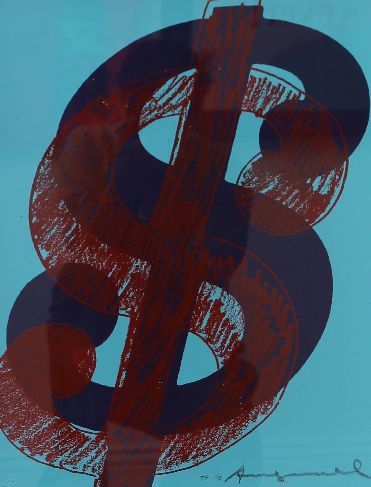 Andy Warhol Dollar Sign F&S II.275