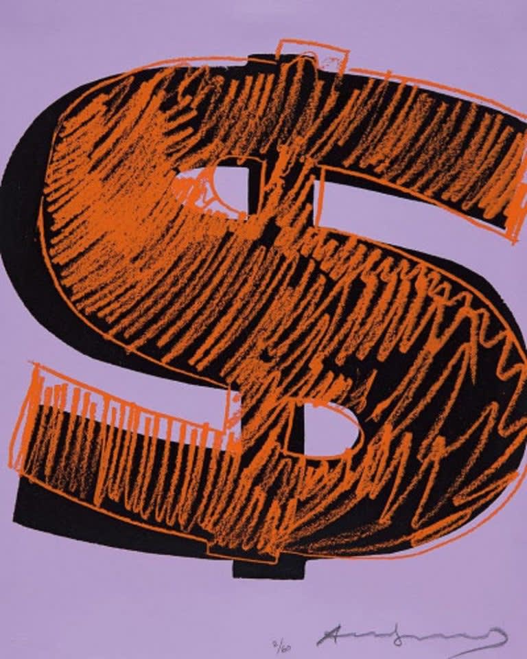 Andy Warhol Dollar Sign F&S II.276