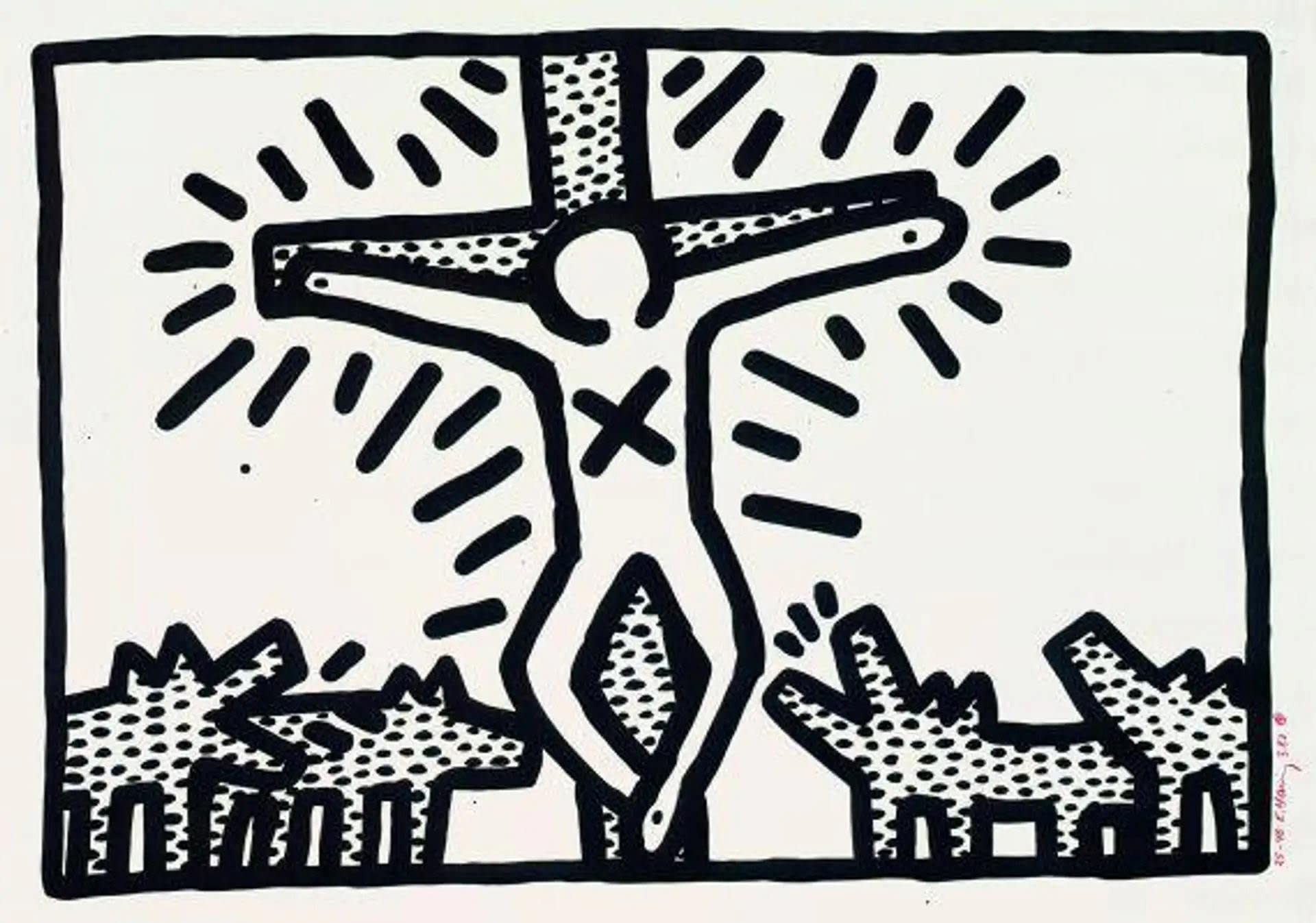 keith haring untitled lithograph 6