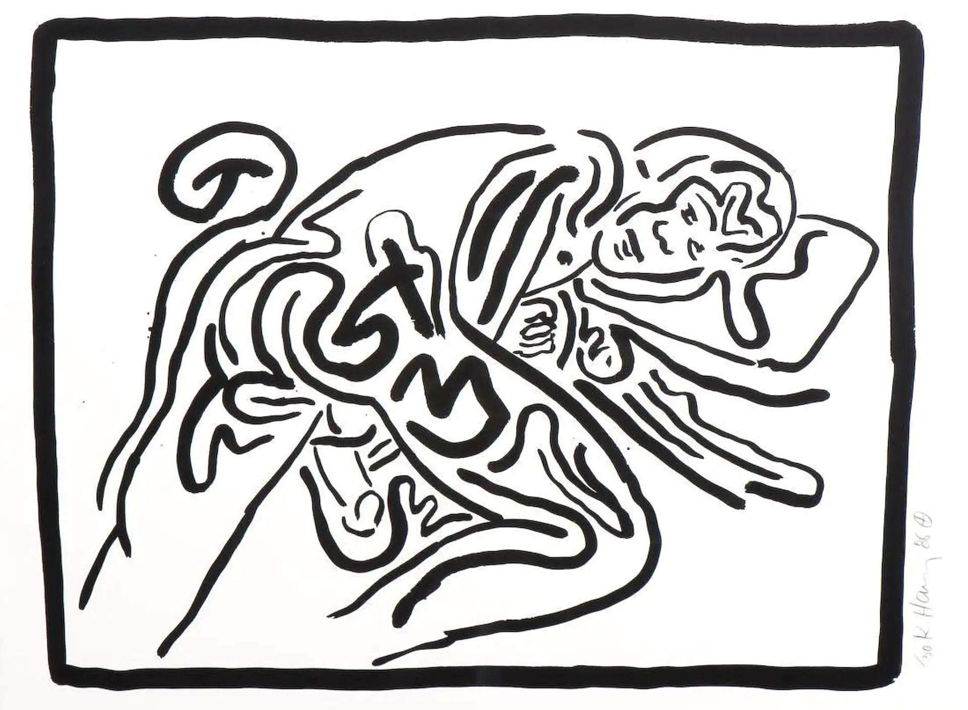 keith haring bad boys