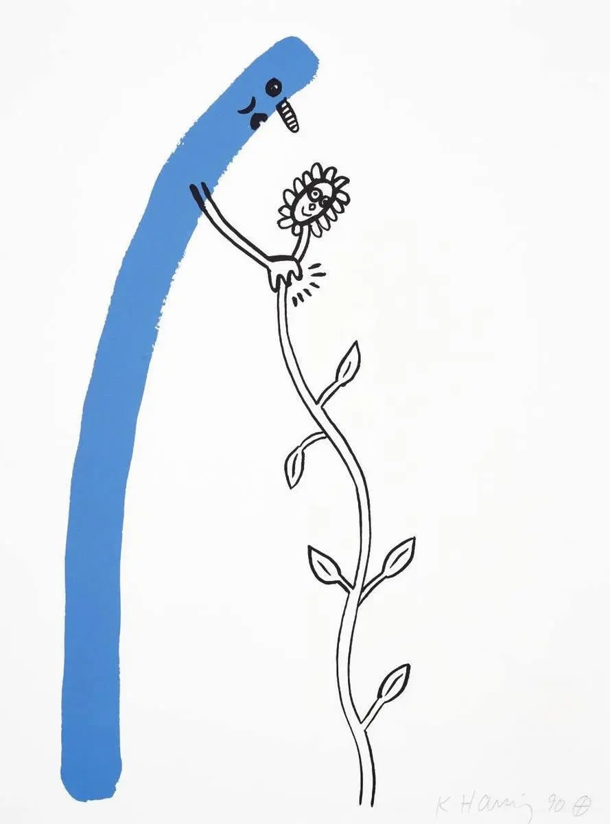 the story of red and blue plant