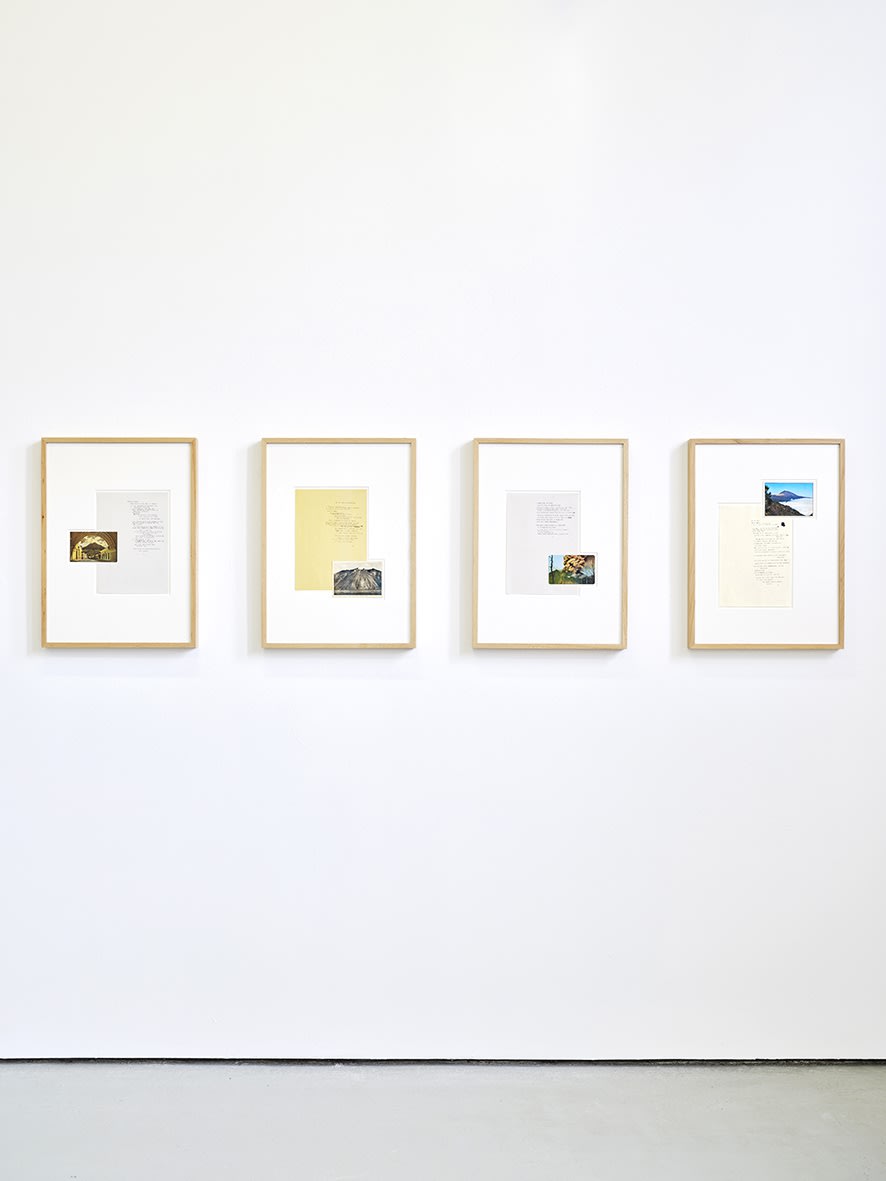 Sabine Mirlesse Installation view, Postcards to Volcanoes, Saint Carthage Hall, Lismore Castle Arts, Ireland