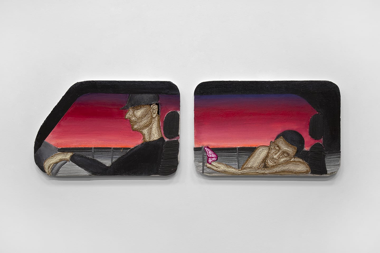 Amine Habki Installation view, Mennour Emergence #2 - L’heure Bleue, Galerie Kamel Mennour, Paris, France, 2025