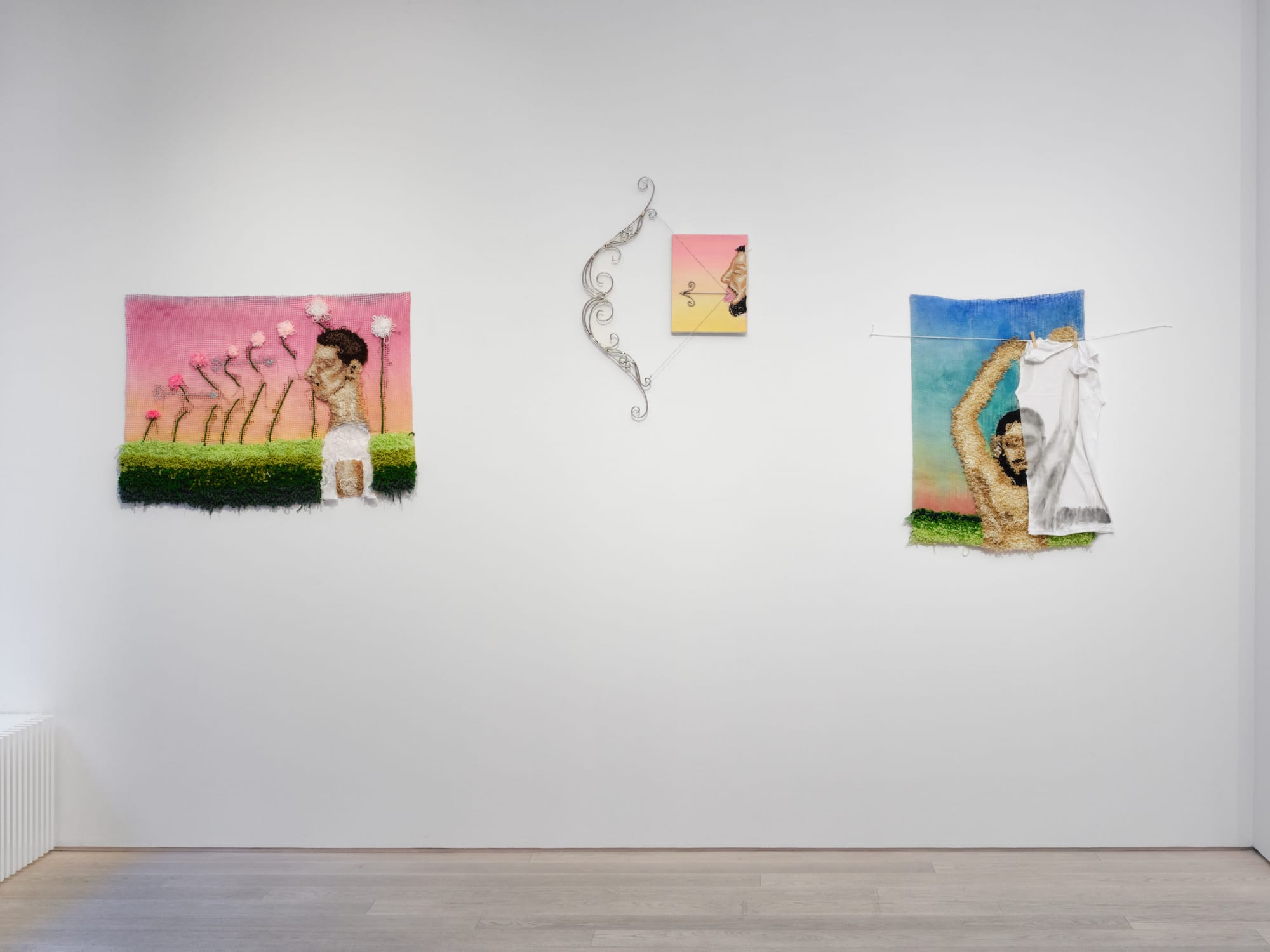 Amine Habki Installation view, I Will Sew Up All the Petals of Your Garden, Andréhn-Schiptjenko, Stockholm, Sweden, 2025