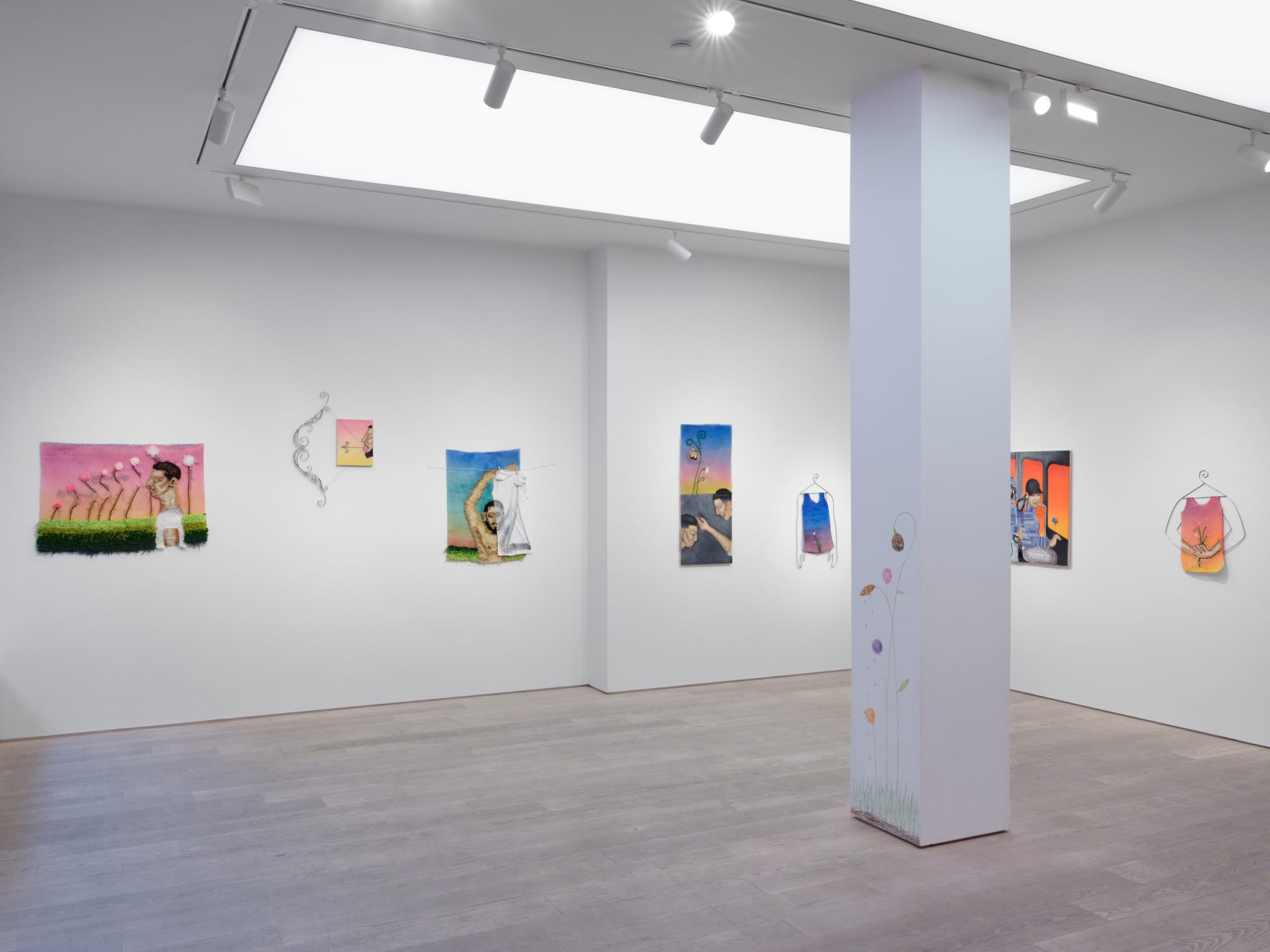 Amine Habki Installation view, I Will Sew Up All the Petals of Your Garden, Andréhn-Schiptjenko, Stockholm, Sweden, 2025