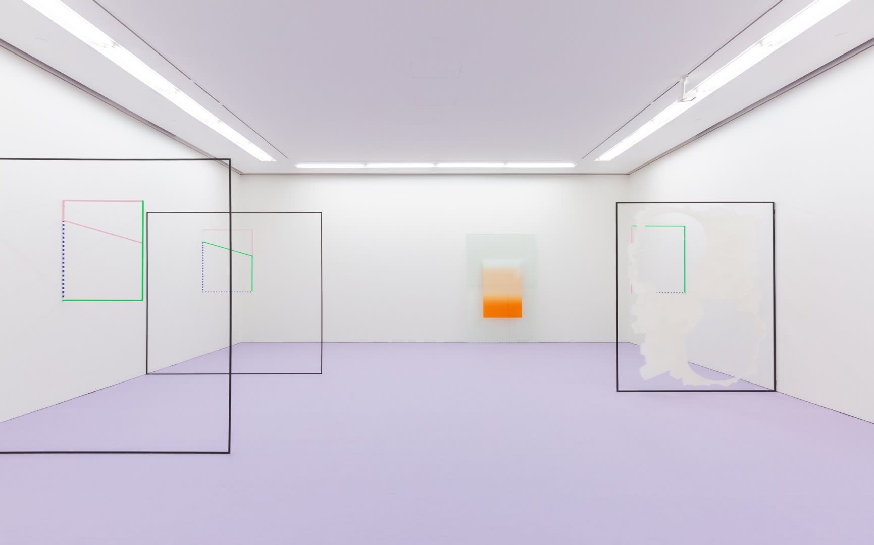 José León Cerrillo Installation view Unstable Stillness, group-exhibition at Perrotin, Hong Kong, 2018
