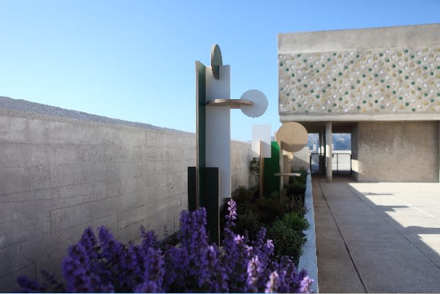 Xavier Veilhan Installation view Architectones, 'Unité d'habitation", Cité Radieuse, Marseille, France, 2013