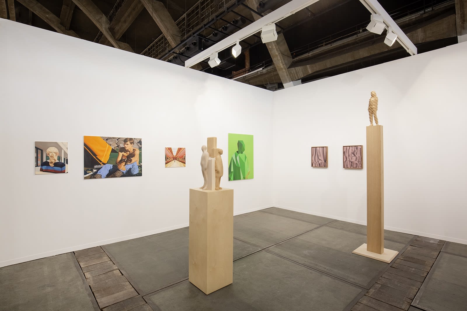 Lena Johansson, Xavier Veilhan, Martín Soto Climent, Matts Leiderstam Installation view, Art Brussels, Brussels, 2024