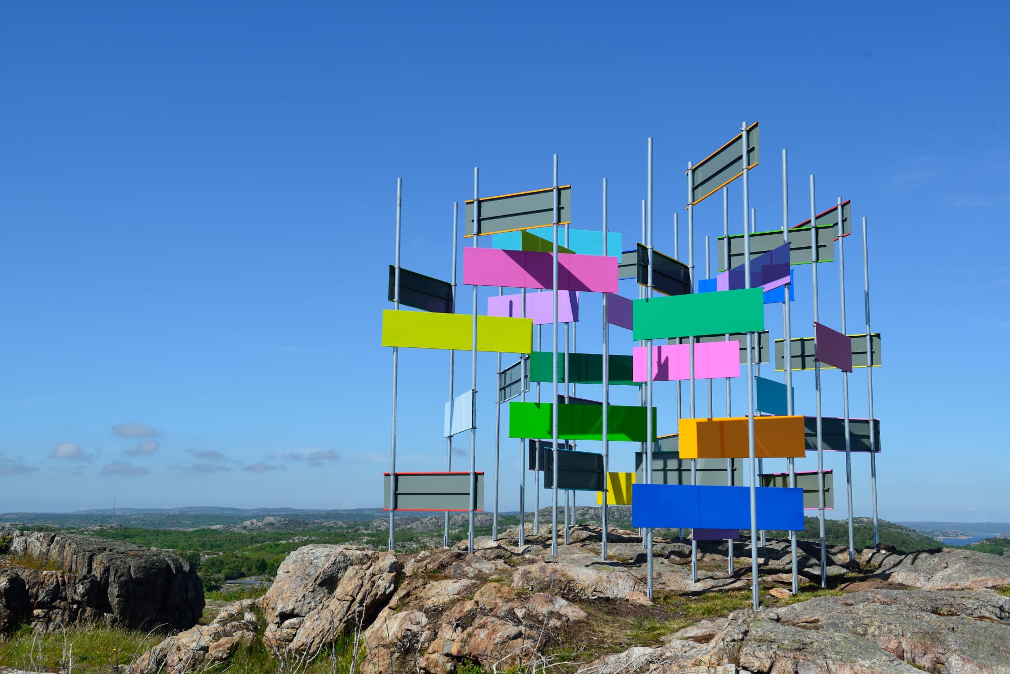 Jacob Dahlgren Installation view, Horizontal Rectangles and the Awareness of Perfection, Pilane Heritage Museum, Tjörn, Sweden, 2014