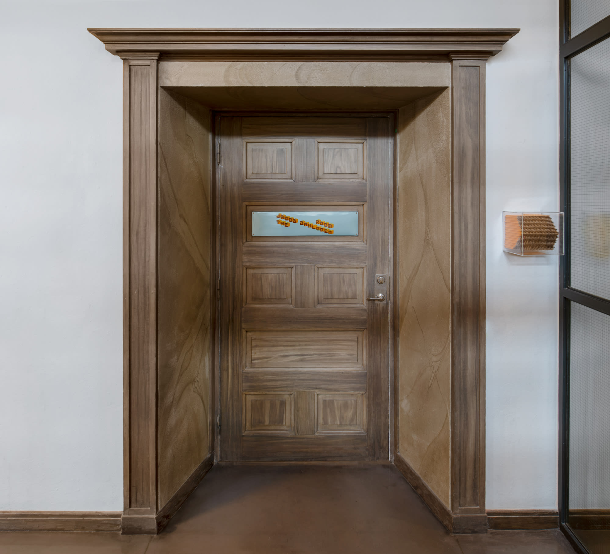 Jacob Dahlgren Installation view, Permanent installation, The Jacob Dahlgren Room, Stockholm School of Economics, Stockholm, Sweden, 2021