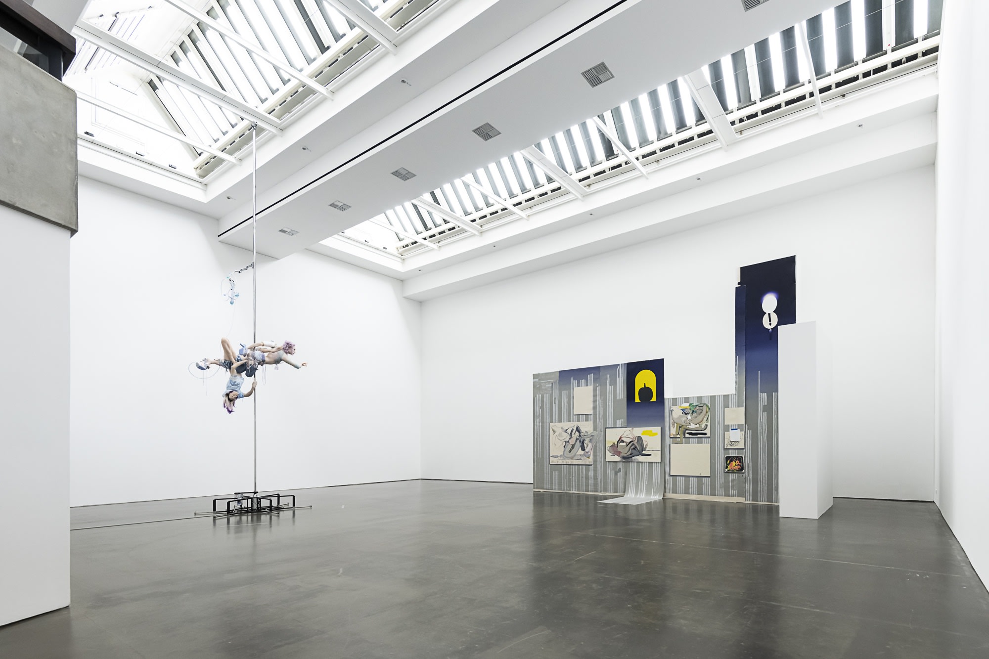 Cajsa von Zeipel Installation view Journey Through a Body, Kunsthalle Düsseldorf, Düsseldorf, Germany, 2021