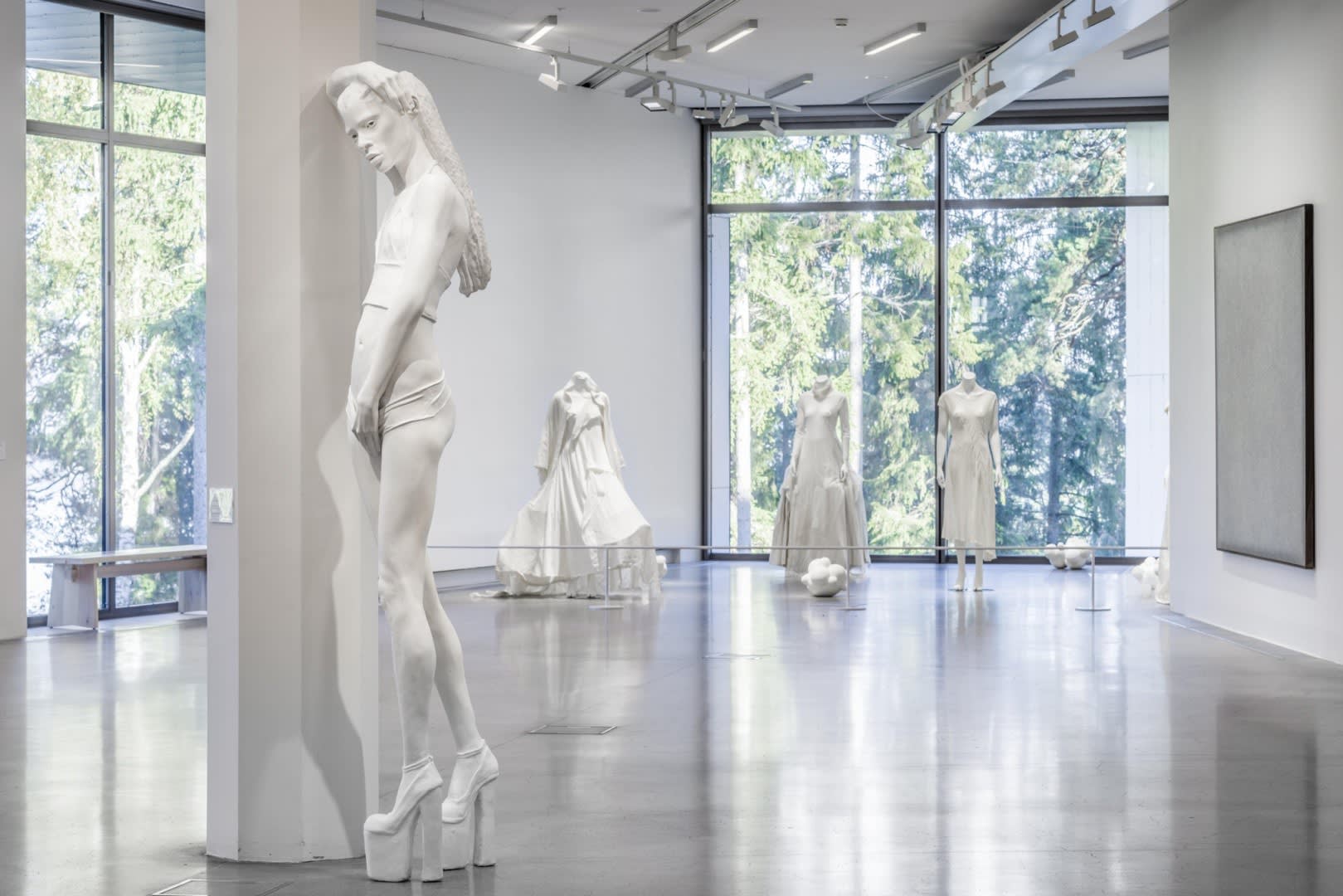 Cajsa von Zeipel Installation view The Monochrome Symphony, Artipelag, Stockholm, Sweden, 2015