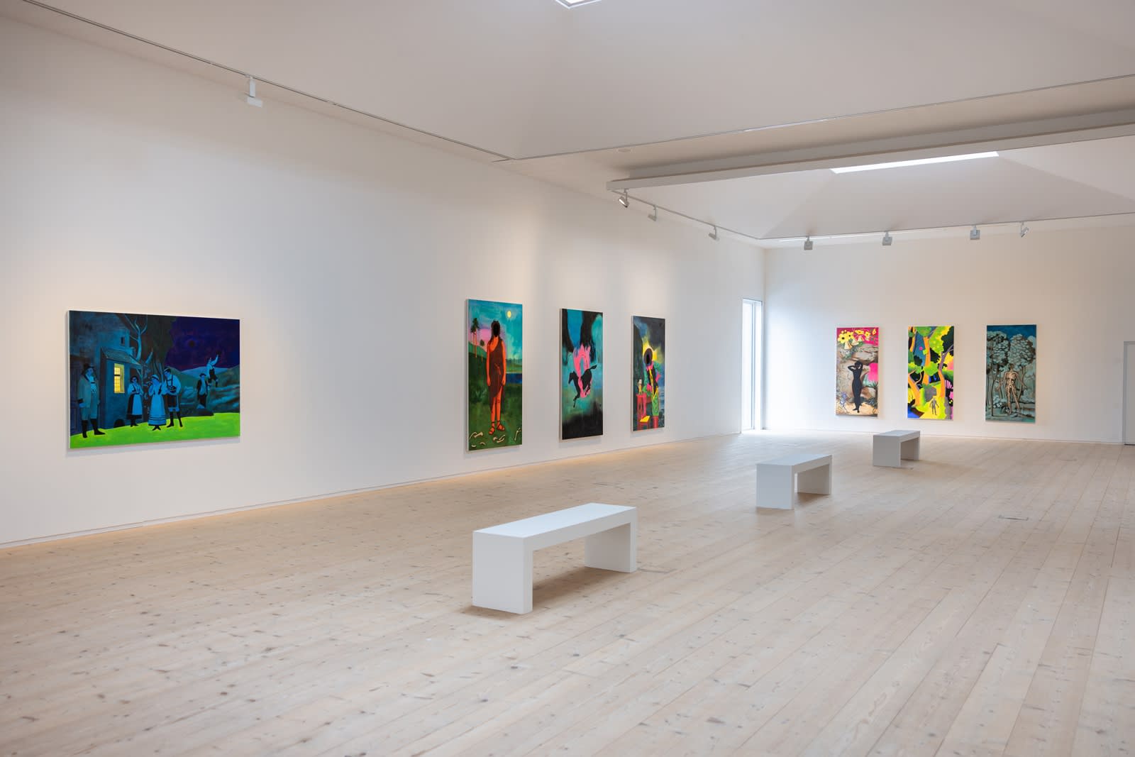 Martin Jacobson Installation view, A Dream About Roses and Butterflies, Varbergs Konsthall, Varberg, Sweden, 2024